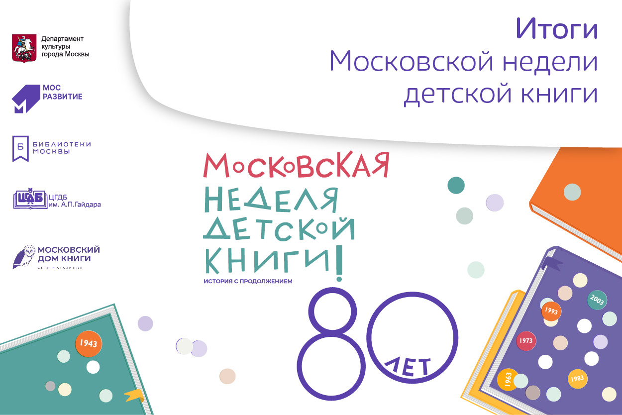 Московская неделя детской книги 2023. Итоги и цифры.