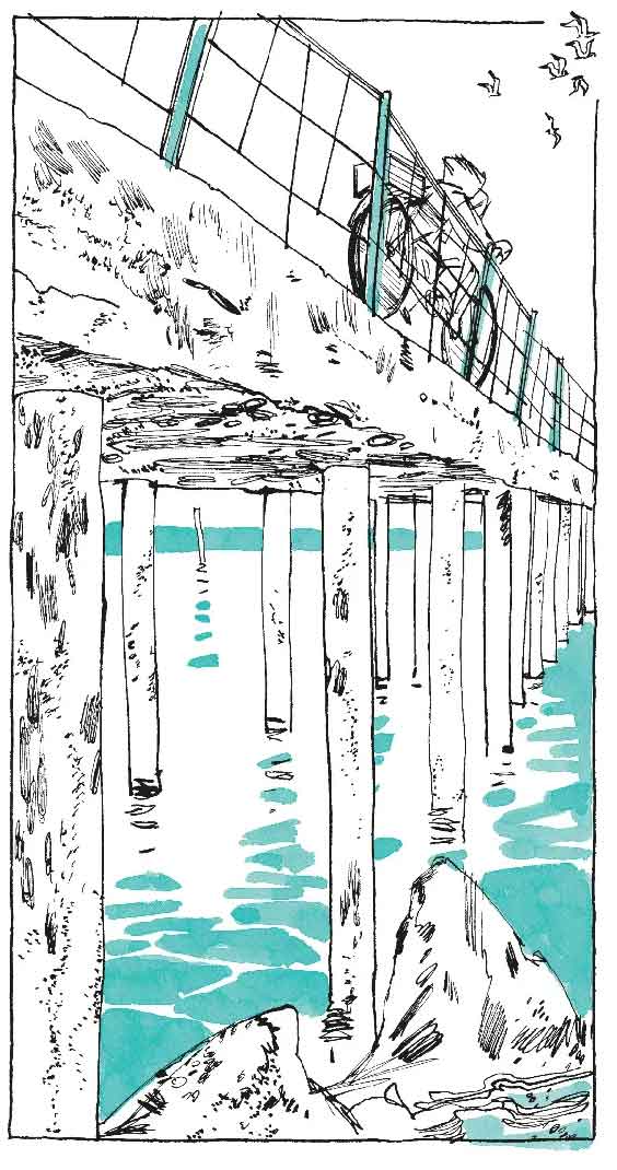 Рельсы под водой