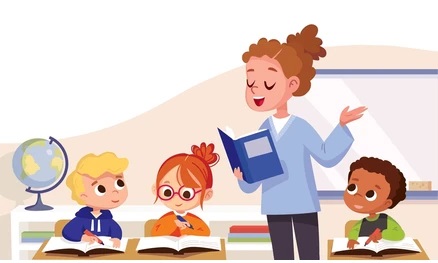 teacher explaining lesson introducing subject 260nw 2535198799